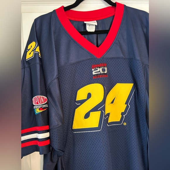 Chase Authentics Jeff Gordon #24 Stitched Football Jersey - Picture 3 of 8